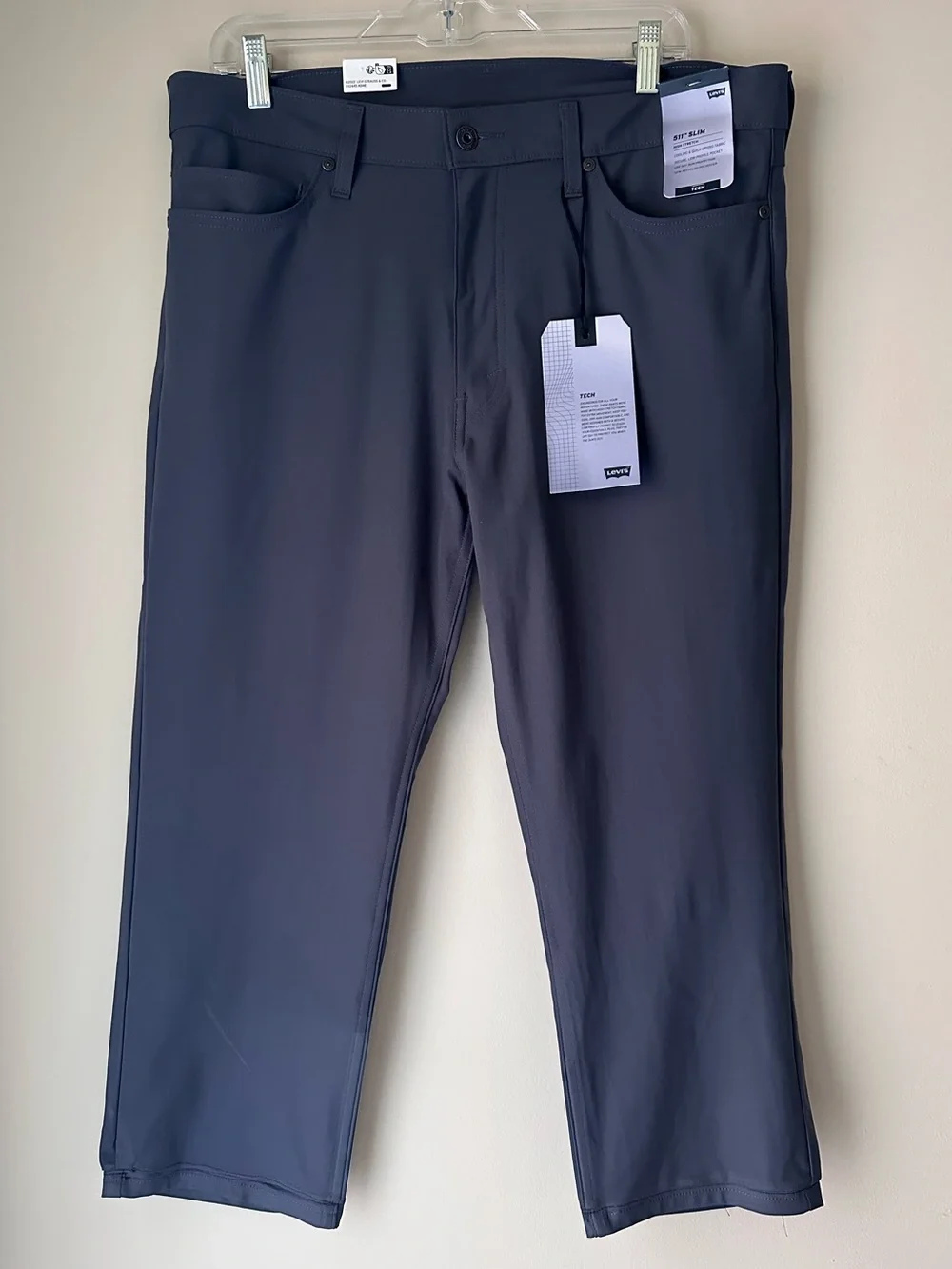 Levi's Men's 511 Slim Tech Pants -Dark Gray